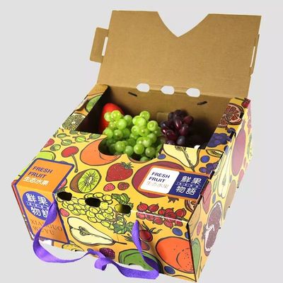フルーツのための野菜ボール紙の荷箱の注文の印刷の出荷のカートン箱
