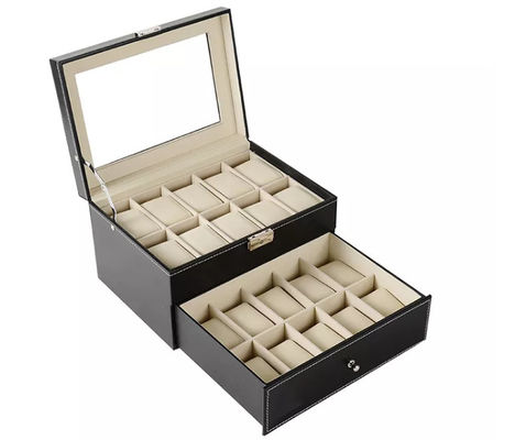 20pcs MDF木の包装箱のコレクションの腕時計包装箱ISO9001