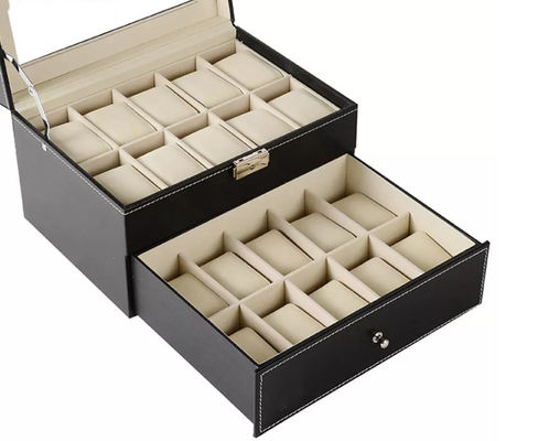 20pcs MDF木の包装箱のコレクションの腕時計包装箱ISO9001