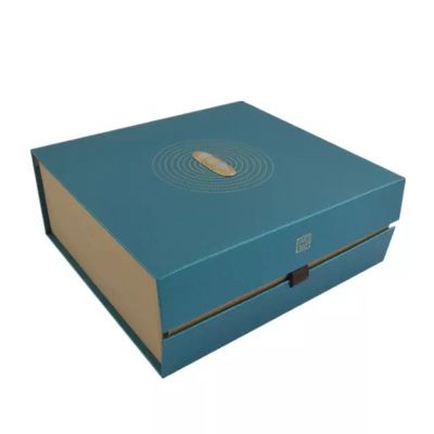CMYK/パントン色のボール紙の荷箱の再生利用できる注文の宝石類のギフト用の箱