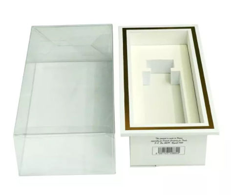 ハンドメイドの注文の印刷されたギフト包装箱の化粧品の折り畳み式の明確なプラスチックの箱
