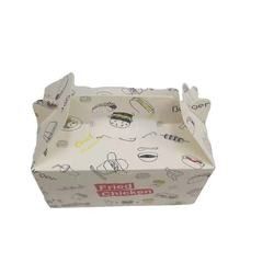 リサイクルされたODMはフライド チキンのカスタマイズされた食品包装箱のよい剛さを