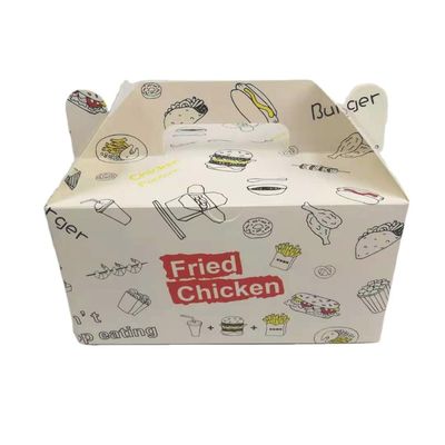 リサイクルされたODMはフライド チキンのカスタマイズされた食品包装箱のよい剛さを