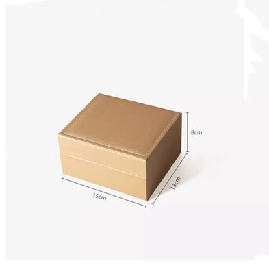 Ruizhuoの腕時計包装箱の上限のビロード15*13*7.6cm