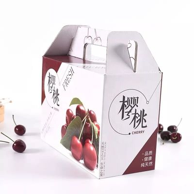 リサイクルされた材料は包装箱のボール紙のフルーツの荷箱実を結ぶ