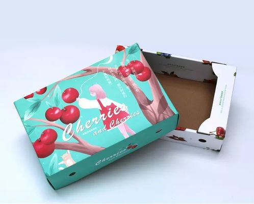 環境に優しい野菜フルーツの板紙箱CMYK/パントン色