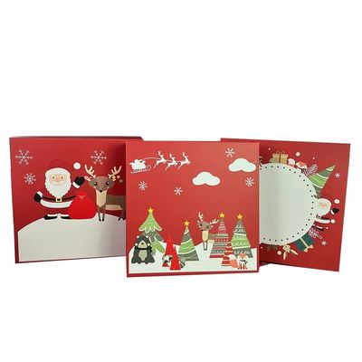ボール紙のクリスマスの装飾の荷箱ISO9001 FSCの証明