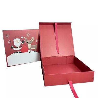 ボール紙のクリスマスの装飾の荷箱ISO9001 FSCの証明