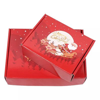 印刷を浮彫りにする出現のカレンダーのクリスマスのボール紙のギフト用の箱