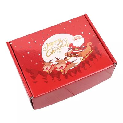 印刷を浮彫りにする出現のカレンダーのクリスマスのボール紙のギフト用の箱