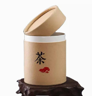 OEM ODMサービスの食品等級のボール紙の茶箱シリンダー