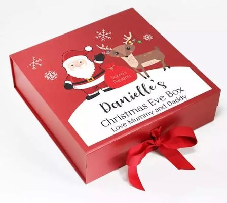 ボール紙のクリスマス・イヴ注文のロゴを印刷する甘い箱のグラビア印刷