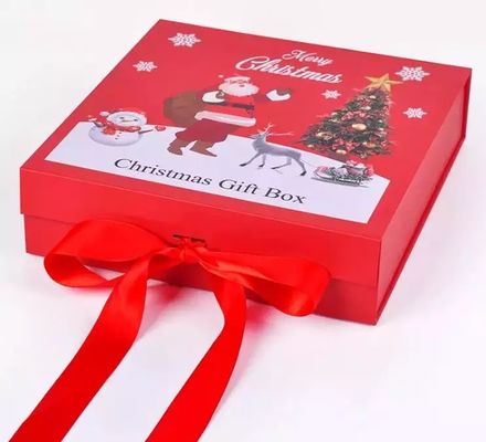 ボール紙のクリスマス・イヴ注文のロゴを印刷する甘い箱のグラビア印刷