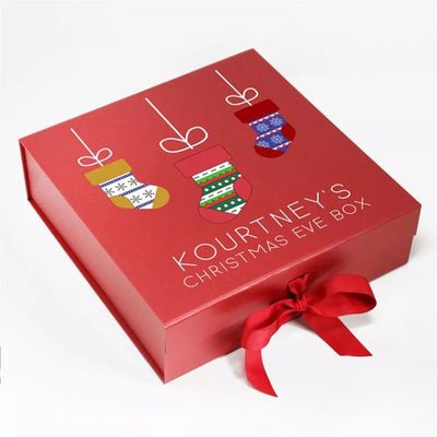 ボール紙のクリスマス・イヴ注文のロゴを印刷する甘い箱のグラビア印刷