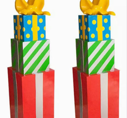 紫外線証拠のクリスマスのボール紙のギフト用の箱水証拠の高さ100/165cm