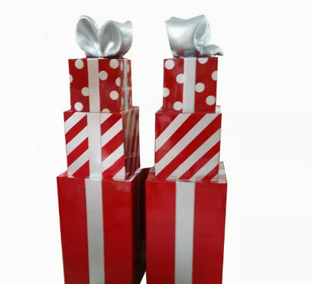 紫外線証拠のクリスマスのボール紙のギフト用の箱水証拠の高さ100/165cm